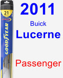 Passenger Wiper Blade for 2011 Buick Lucerne - Hybrid