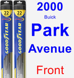 Front Wiper Blade Pack for 2000 Buick Park Avenue - Hybrid
