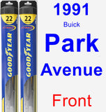 Front Wiper Blade Pack for 1991 Buick Park Avenue - Hybrid