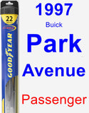 Passenger Wiper Blade for 1997 Buick Park Avenue - Hybrid