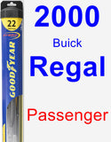 Passenger Wiper Blade for 2000 Buick Regal - Hybrid