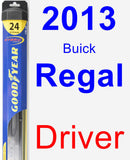 Driver Wiper Blade for 2013 Buick Regal - Hybrid