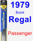 Passenger Wiper Blade for 1979 Buick Regal - Hybrid