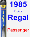 Passenger Wiper Blade for 1985 Buick Regal - Hybrid