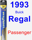 Passenger Wiper Blade for 1993 Buick Regal - Hybrid