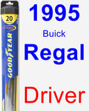 Driver Wiper Blade for 1995 Buick Regal - Hybrid