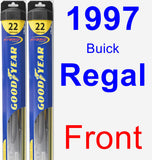 Front Wiper Blade Pack for 1997 Buick Regal - Hybrid