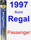 Passenger Wiper Blade for 1997 Buick Regal - Hybrid