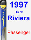 Passenger Wiper Blade for 1997 Buick Riviera - Hybrid