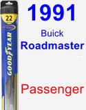 Passenger Wiper Blade for 1991 Buick Roadmaster - Hybrid