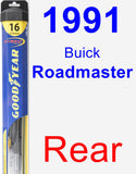 Rear Wiper Blade for 1991 Buick Roadmaster - Hybrid