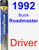 Driver Wiper Blade for 1992 Buick Roadmaster - Hybrid