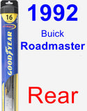 Rear Wiper Blade for 1992 Buick Roadmaster - Hybrid