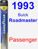Passenger Wiper Blade for 1993 Buick Roadmaster - Hybrid