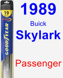 Passenger Wiper Blade for 1989 Buick Skylark - Hybrid