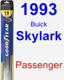 Passenger Wiper Blade for 1993 Buick Skylark - Hybrid