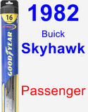 Passenger Wiper Blade for 1982 Buick Skyhawk - Hybrid