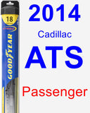 Passenger Wiper Blade for 2014 Cadillac ATS - Hybrid