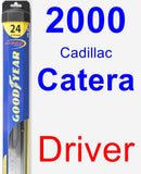 Driver Wiper Blade for 2000 Cadillac Catera - Hybrid