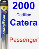 Passenger Wiper Blade for 2000 Cadillac Catera - Hybrid