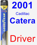 Driver Wiper Blade for 2001 Cadillac Catera - Hybrid