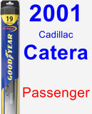 Passenger Wiper Blade for 2001 Cadillac Catera - Hybrid