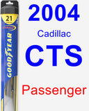 Passenger Wiper Blade for 2004 Cadillac CTS - Hybrid