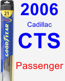 Passenger Wiper Blade for 2006 Cadillac CTS - Hybrid