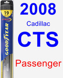 Passenger Wiper Blade for 2008 Cadillac CTS - Hybrid