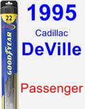 Passenger Wiper Blade for 1995 Cadillac DeVille - Hybrid