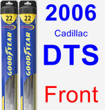 Front Wiper Blade Pack for 2006 Cadillac DTS - Hybrid