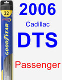 Passenger Wiper Blade for 2006 Cadillac DTS - Hybrid