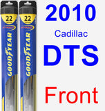 Front Wiper Blade Pack for 2010 Cadillac DTS - Hybrid