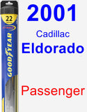 Passenger Wiper Blade for 2001 Cadillac Eldorado - Hybrid