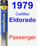 Passenger Wiper Blade for 1979 Cadillac Eldorado - Hybrid