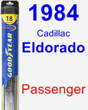 Passenger Wiper Blade for 1984 Cadillac Eldorado - Hybrid