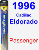 Passenger Wiper Blade for 1996 Cadillac Eldorado - Hybrid