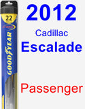 Passenger Wiper Blade for 2012 Cadillac Escalade - Hybrid