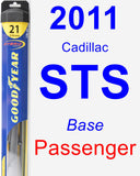 Passenger Wiper Blade for 2011 Cadillac STS - Hybrid