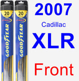 Front Wiper Blade Pack for 2007 Cadillac XLR - Hybrid
