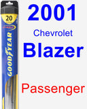 Passenger Wiper Blade for 2001 Chevrolet Blazer - Hybrid