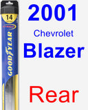 Rear Wiper Blade for 2001 Chevrolet Blazer - Hybrid