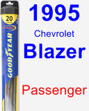 Passenger Wiper Blade for 1995 Chevrolet Blazer - Hybrid