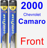 Front Wiper Blade Pack for 2000 Chevrolet Camaro - Hybrid