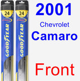 Front Wiper Blade Pack for 2001 Chevrolet Camaro - Hybrid