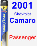 Passenger Wiper Blade for 2001 Chevrolet Camaro - Hybrid
