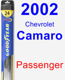 Passenger Wiper Blade for 2002 Chevrolet Camaro - Hybrid