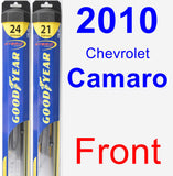 Front Wiper Blade Pack for 2010 Chevrolet Camaro - Hybrid