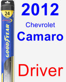 Driver Wiper Blade for 2012 Chevrolet Camaro - Hybrid