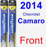 Front Wiper Blade Pack for 2014 Chevrolet Camaro - Hybrid